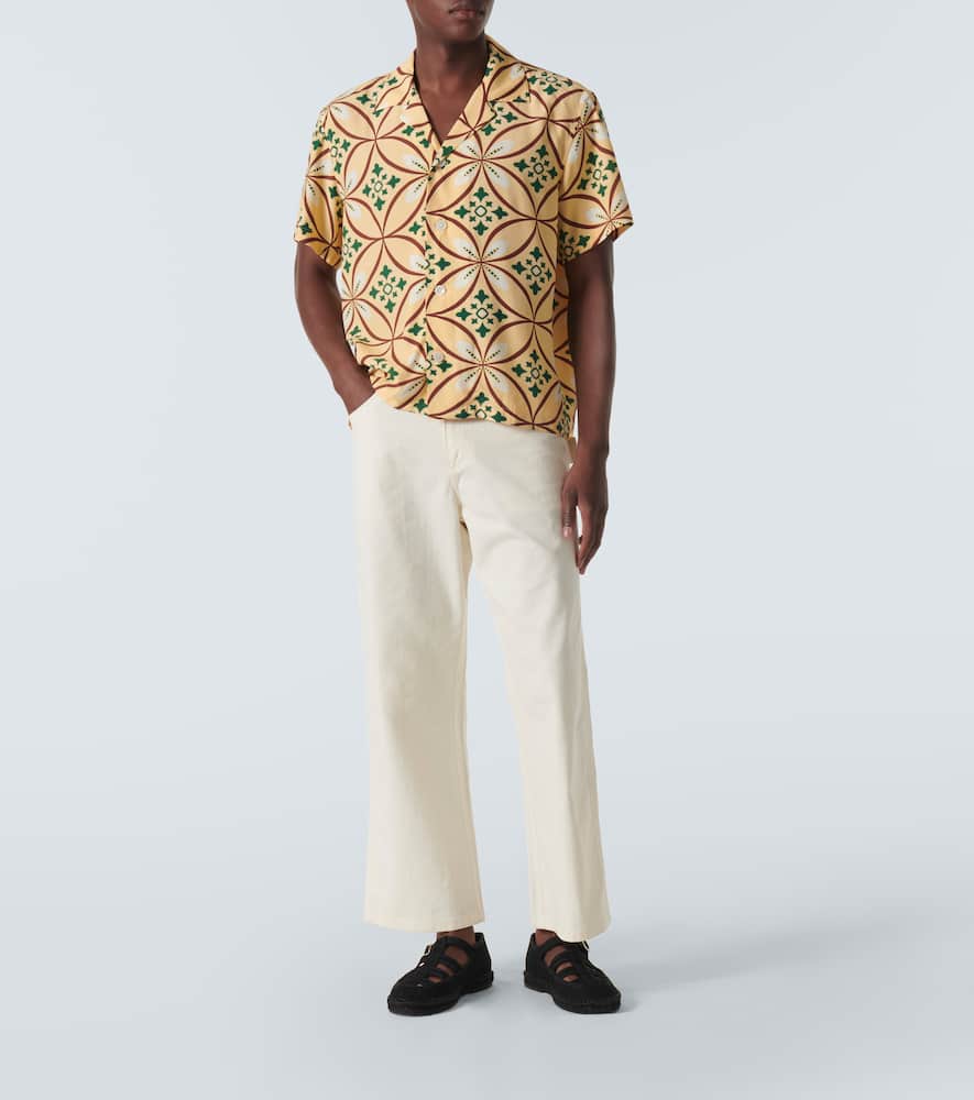 Bode Yellow Greer Shirt In Yellow