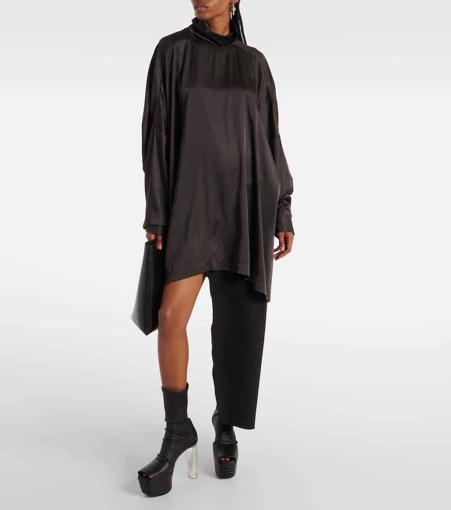 Rick Owens Oversized Top In Black