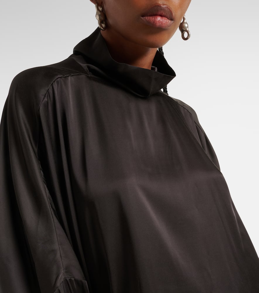 Rick Owens Oversized Top In Black
