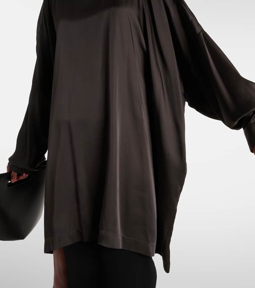 Rick Owens Oversized Top In Black