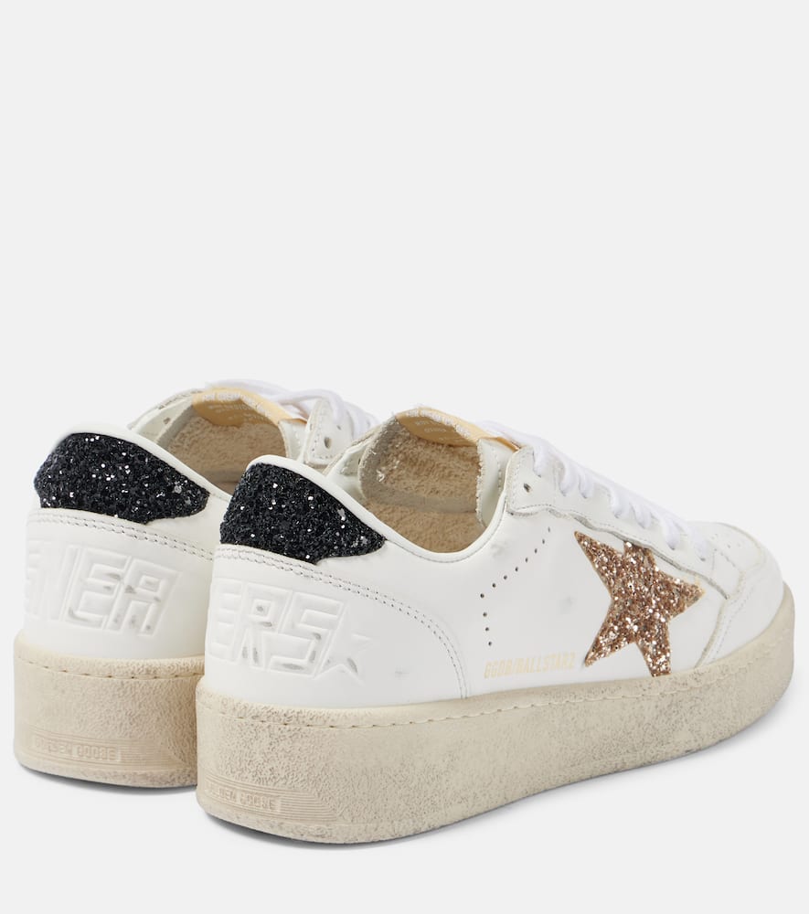 Golden Goose Ball Star 2 Embellished Leather Sneakers In Multicoloured