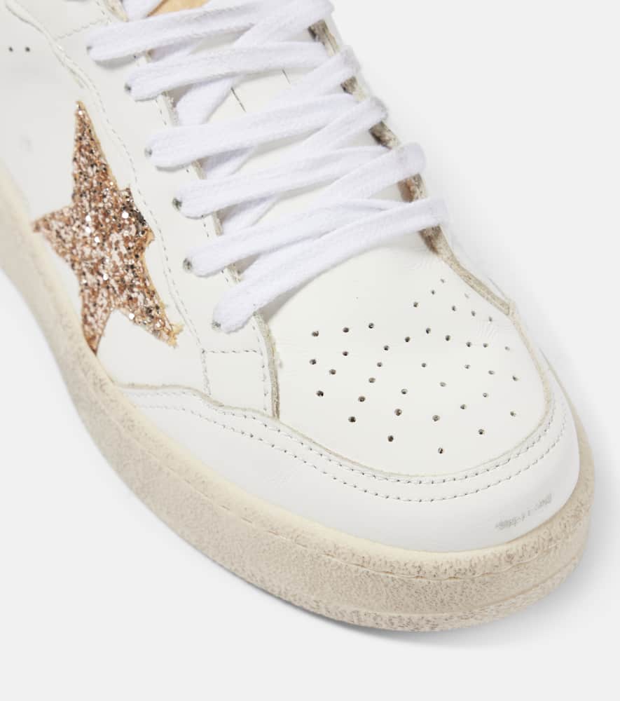 Golden Goose Ball Star 2 Embellished Leather Sneakers In Multicoloured