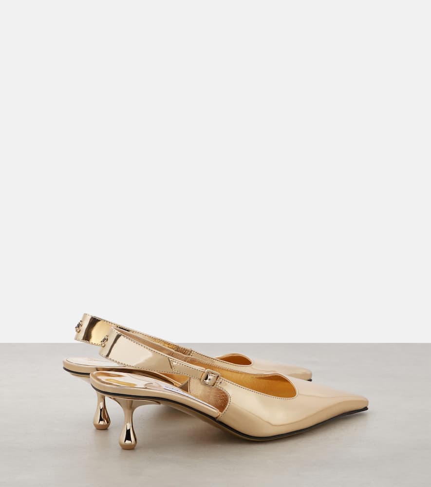 Jimmy Choo Amel 50 Pumps In Gold