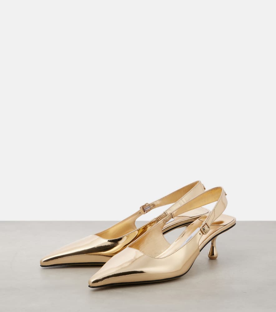 Jimmy Choo Amel 50 Pumps In Gold