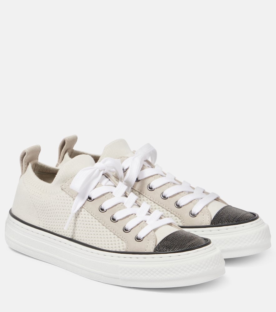 Knitted slip-on sneakers