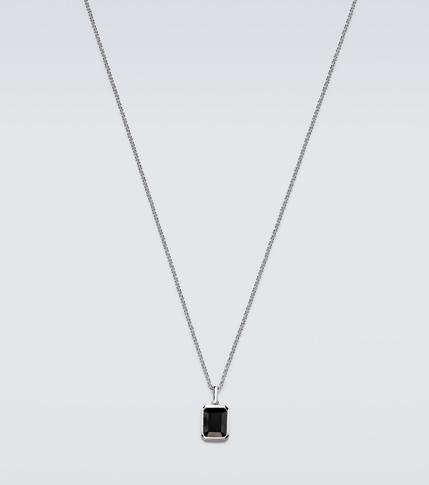  Mateo Mateo Halskette Aus Sterlingsilber Mit Onyx 