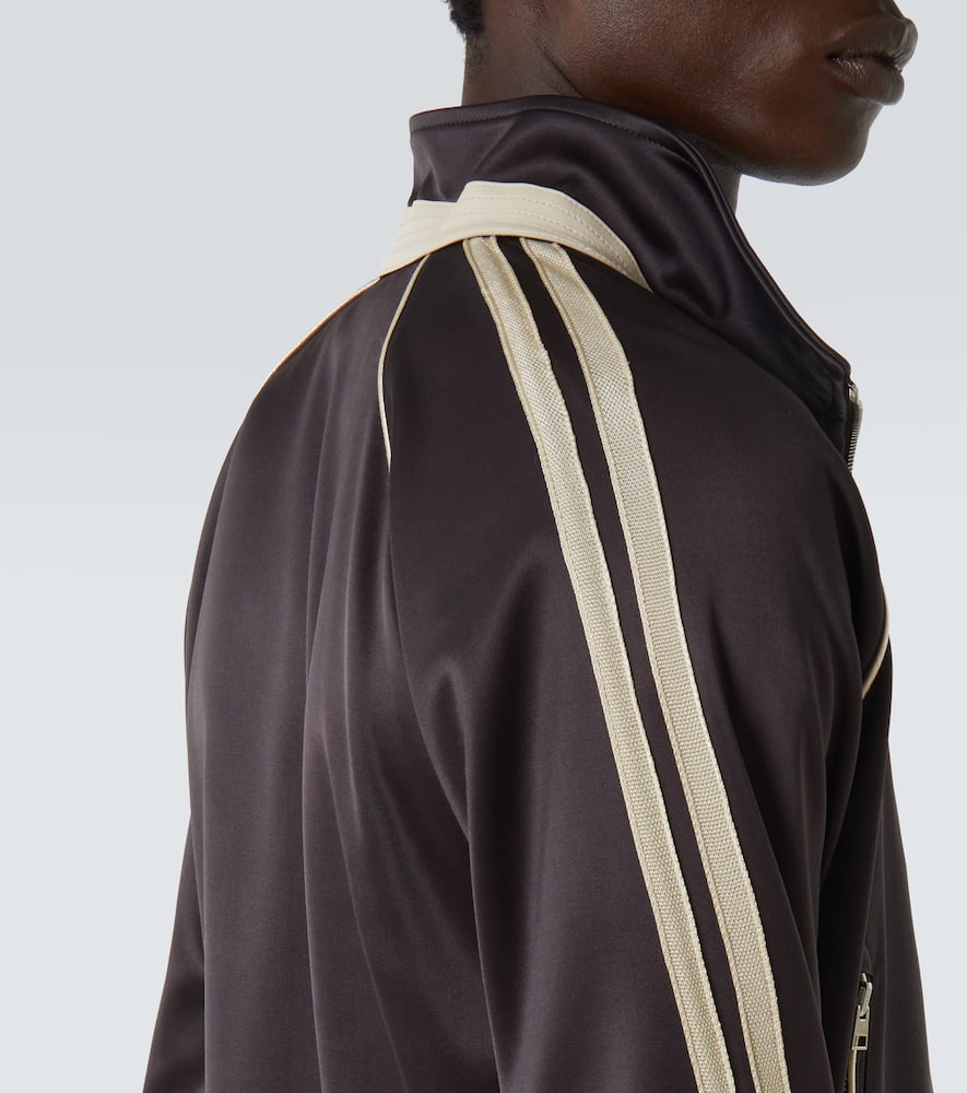 Tom Ford Jersey Track Jacket In Purple
