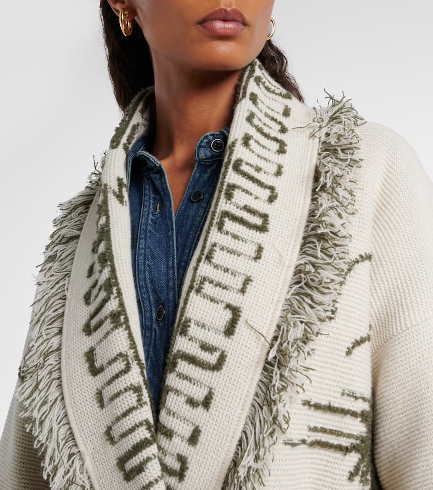 Alanui Palm Grove Tales Cardigan In Neutral