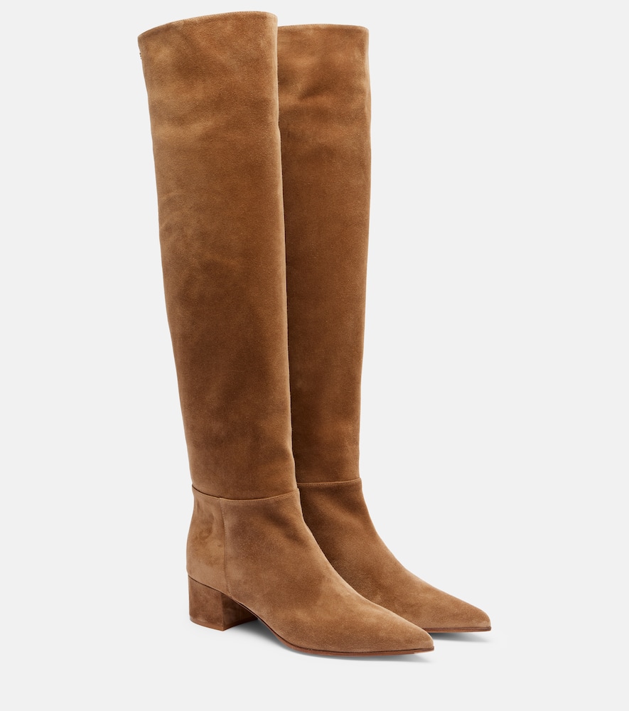 45 suede over-the-knee boots