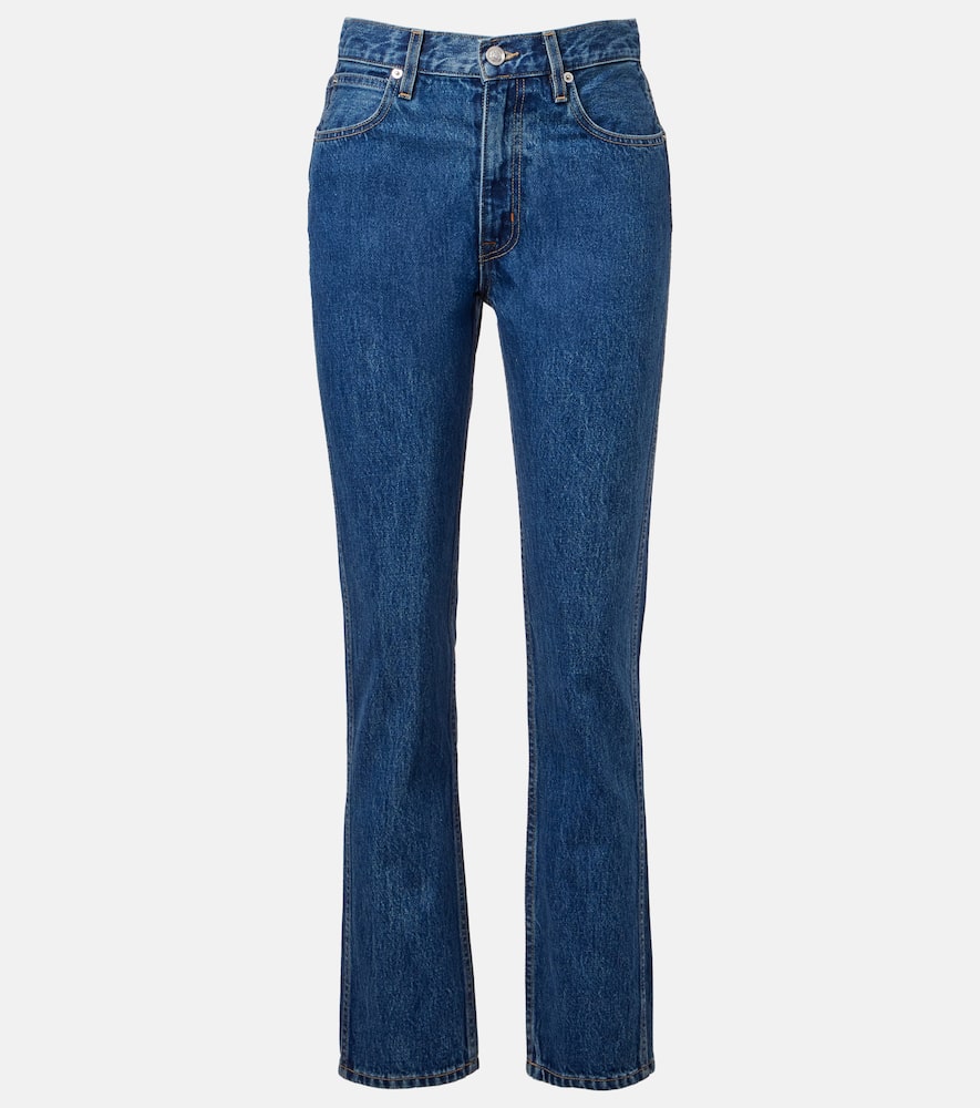 Virginia Slim high-rise straight jeans