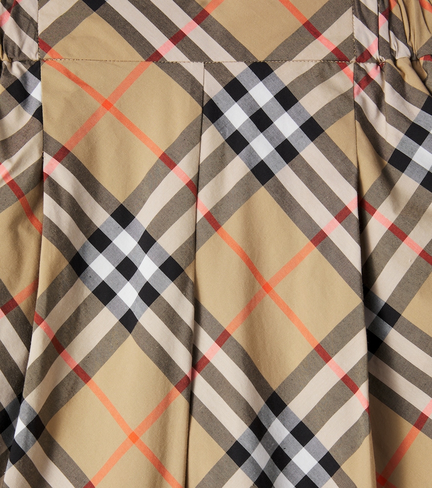  Burberry Kids Burberry Kids Weite Hose Burberry Check Aus Baumwolle 