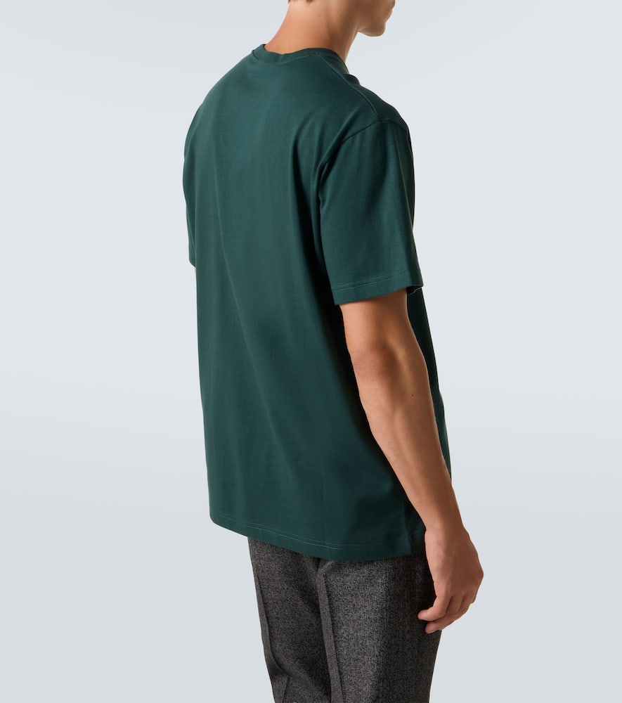 Gucci Crewneck Short Sleeve T-shirt Regular Fit In Green