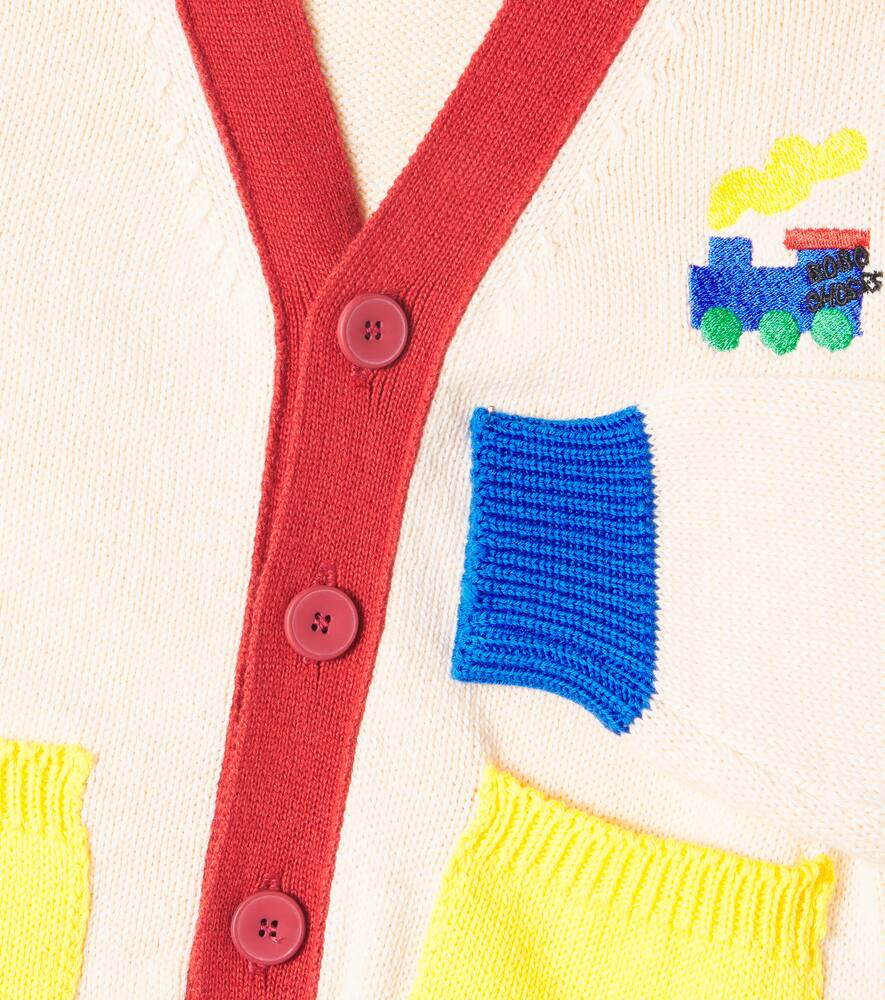 Bobo Choses Baby Bobo Choo Choo Cotton Cardigan In Multi