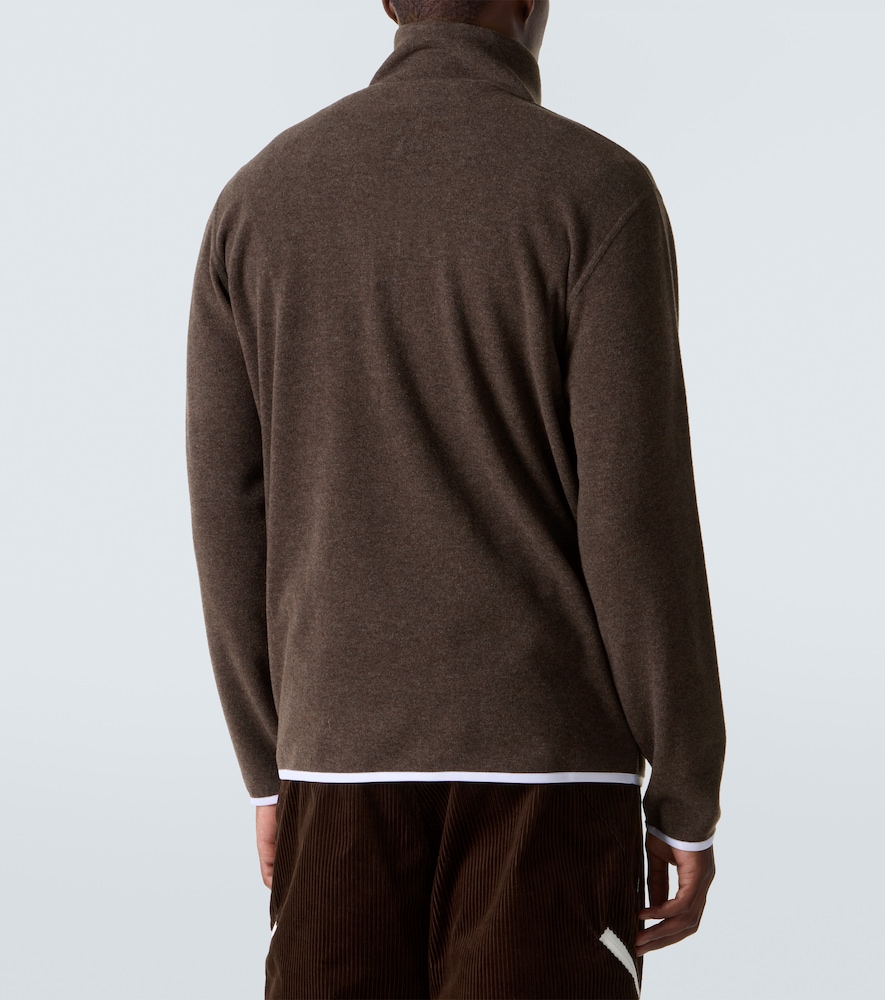 Cashmere-Blend Half-Zip Sweater