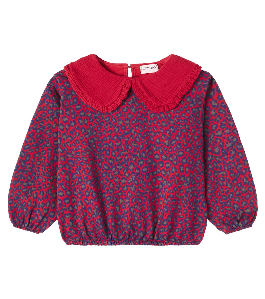 Cozmo Genoa Cotton-blend Fleece Sweatshirt In Red
