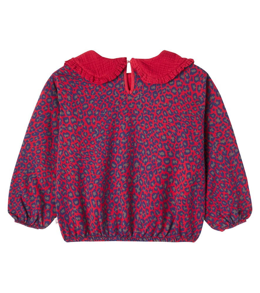 Cozmo Genoa Cotton-blend Fleece Sweatshirt In Red