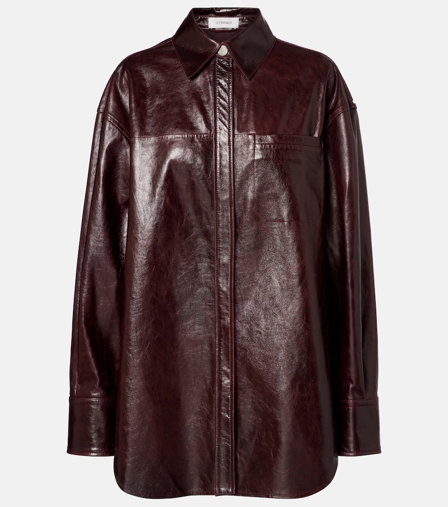Sportmax Surchemise Borel en cuir 477 €