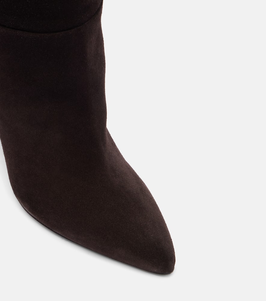 Paris Texas Elsa 100 Suede Over-the-knee Boots In Black