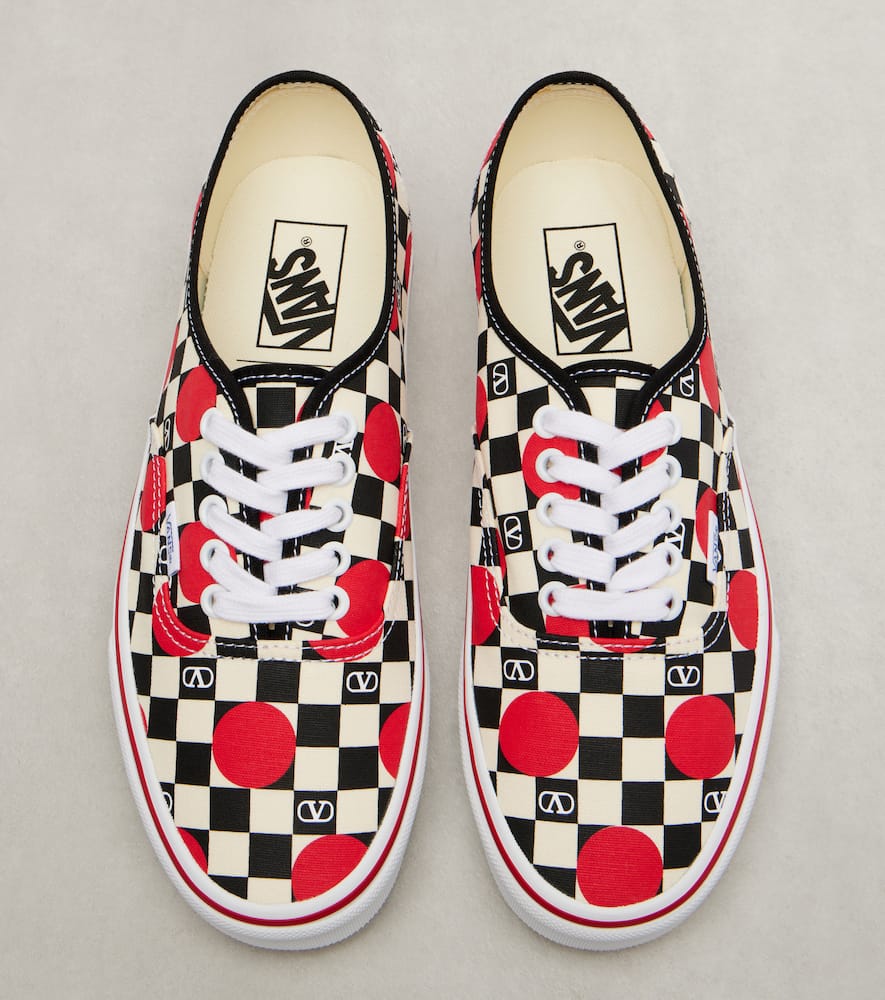Valentino And Vans Vlogo Polka-dot Sneakers In Multi