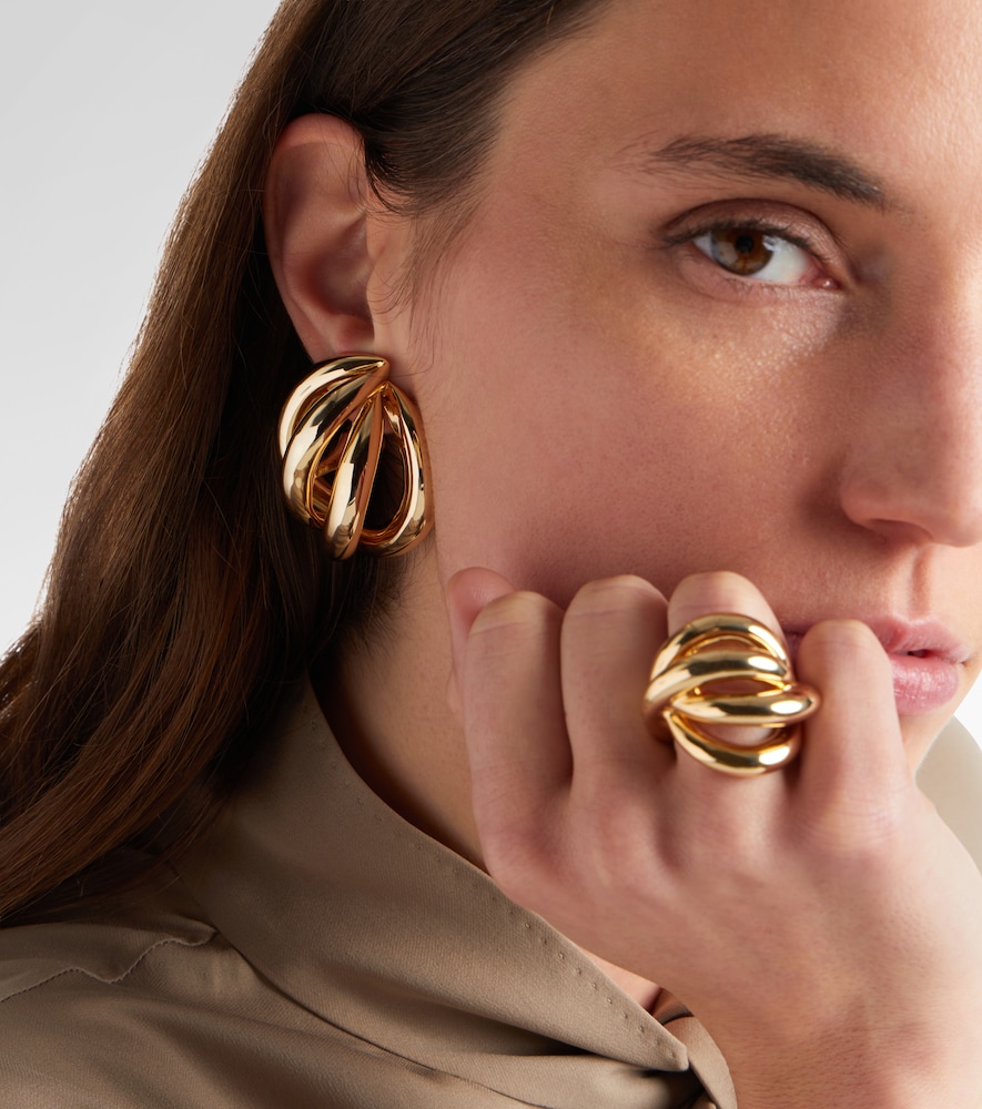  Jennifer Fisher Jennifer Fisher Clip-ohrringe Abstract Line, 10kt Vergoldet 