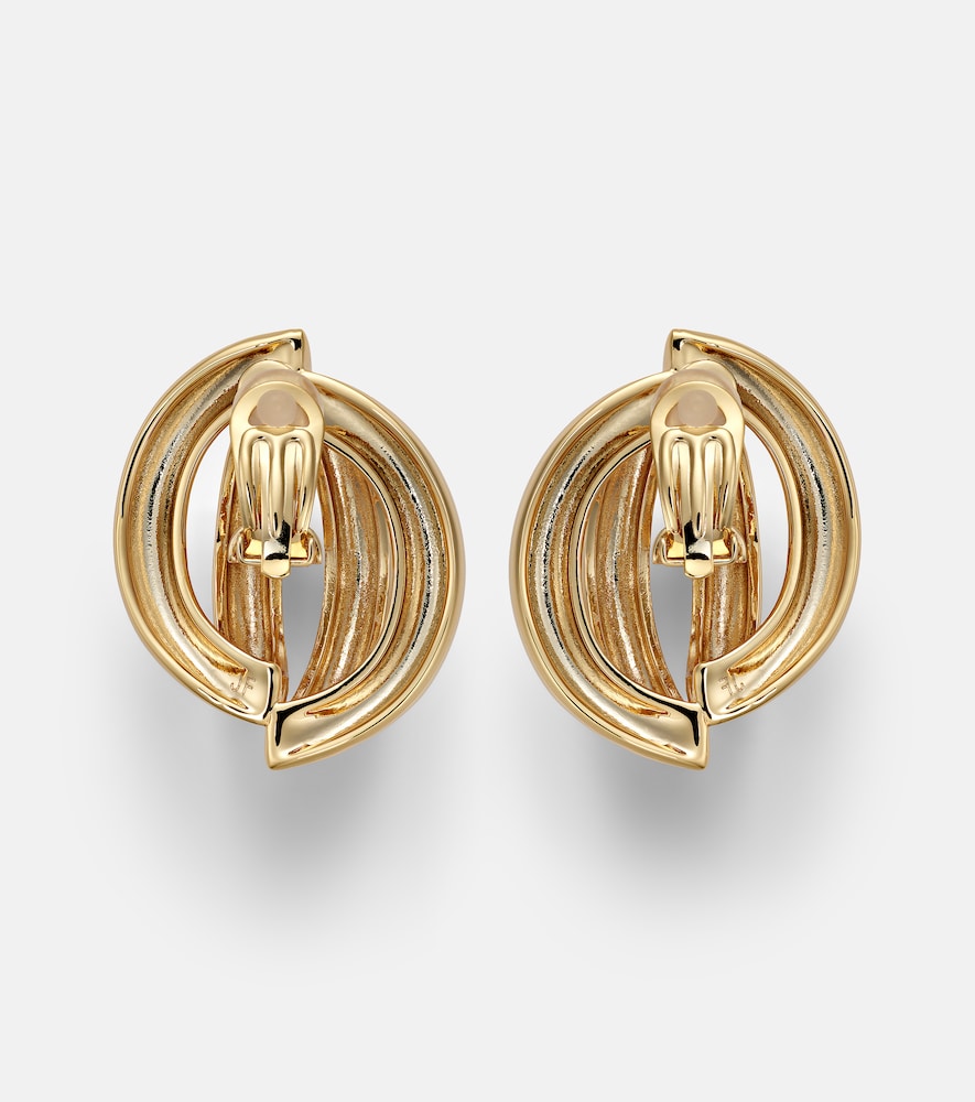  Jennifer Fisher Jennifer Fisher Clip-ohrringe Abstract Line, 10kt Vergoldet 
