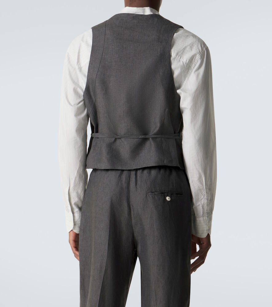  Jacquemus Jacquemus Paysan Striped Linen Vest 