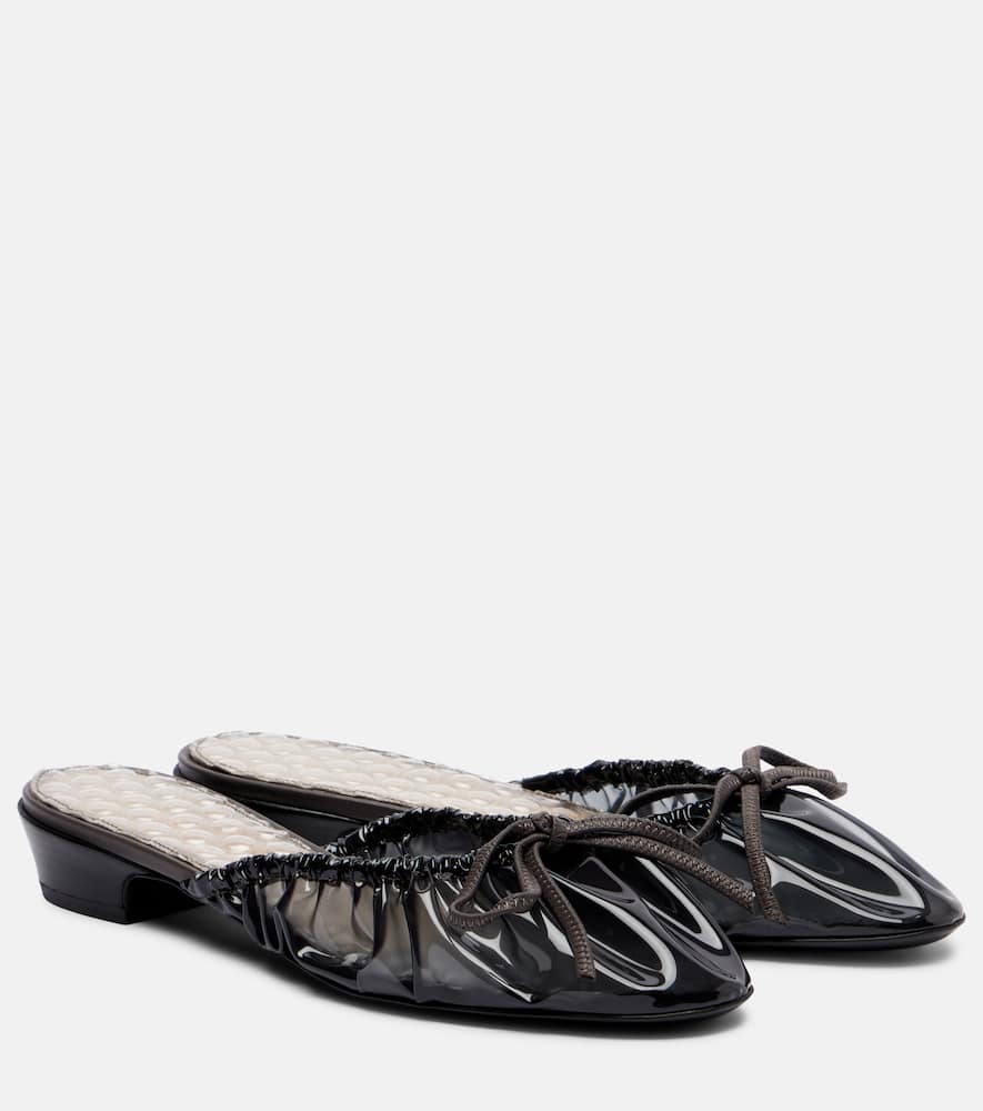 Herbert Levine Rain Check Pvc Mules In Multi