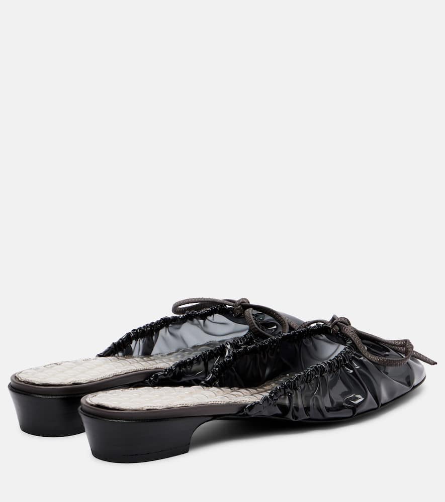 Herbert Levine Rain Check Pvc Mules In Multi