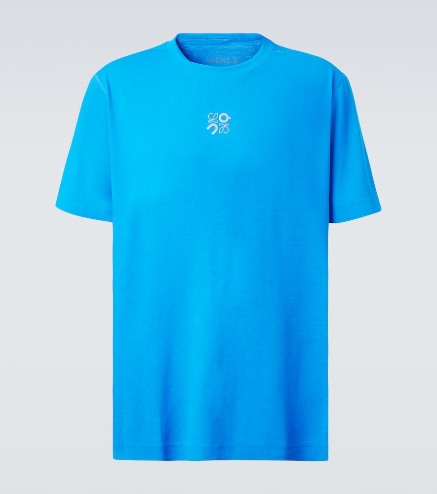 Loewe X On Technical T-shirt In Blue