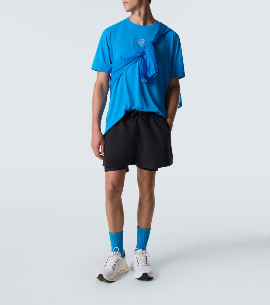 Loewe X On Technical T-shirt In Blue