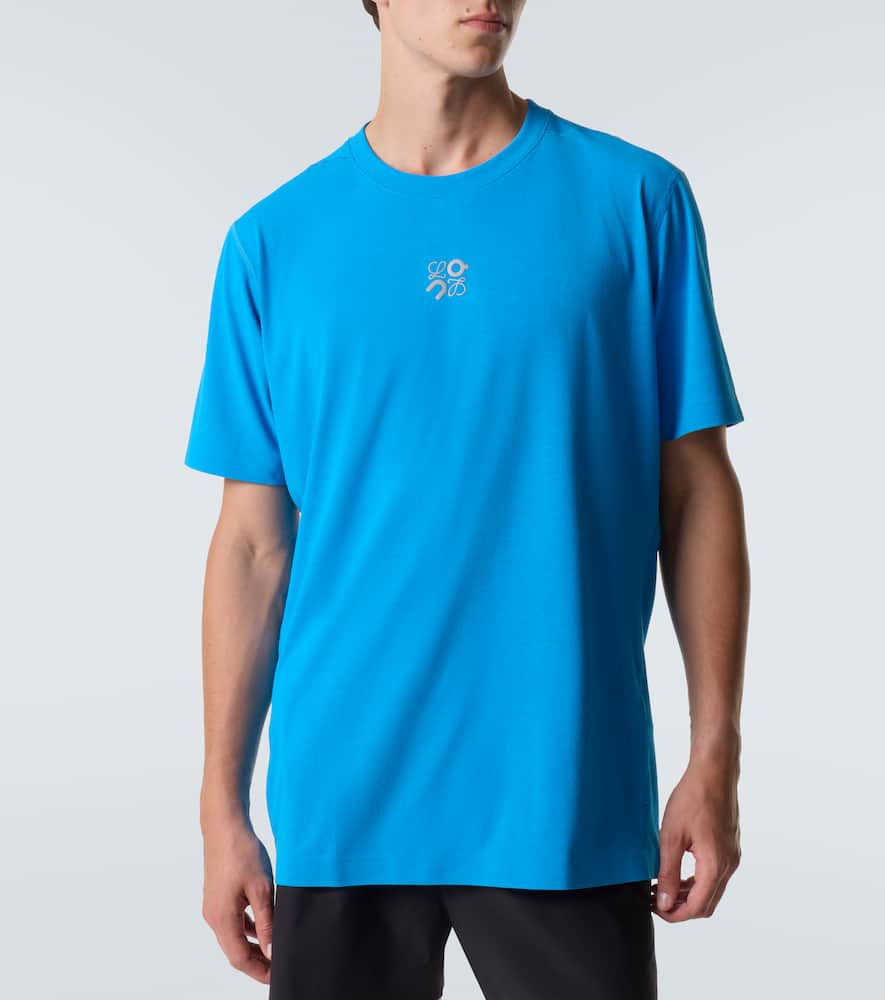 Loewe X On Technical T-shirt In Blue