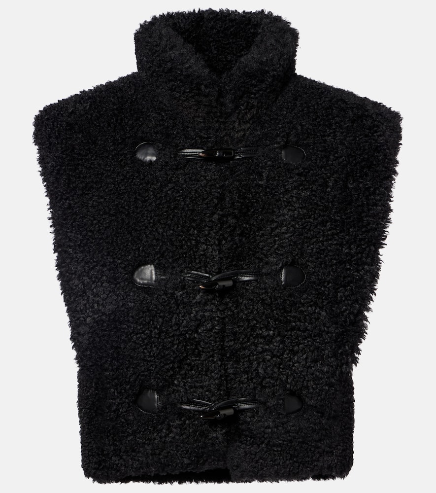 Isabel Marant Étoile Alisa Vest In Black