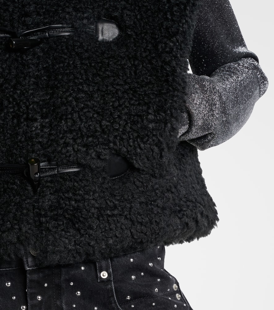 Isabel Marant Étoile Alisa Vest In Black