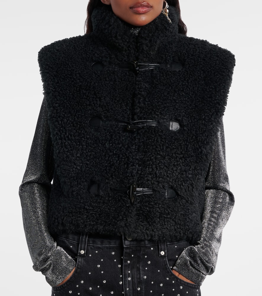 Isabel Marant Étoile Alisa Vest In Black