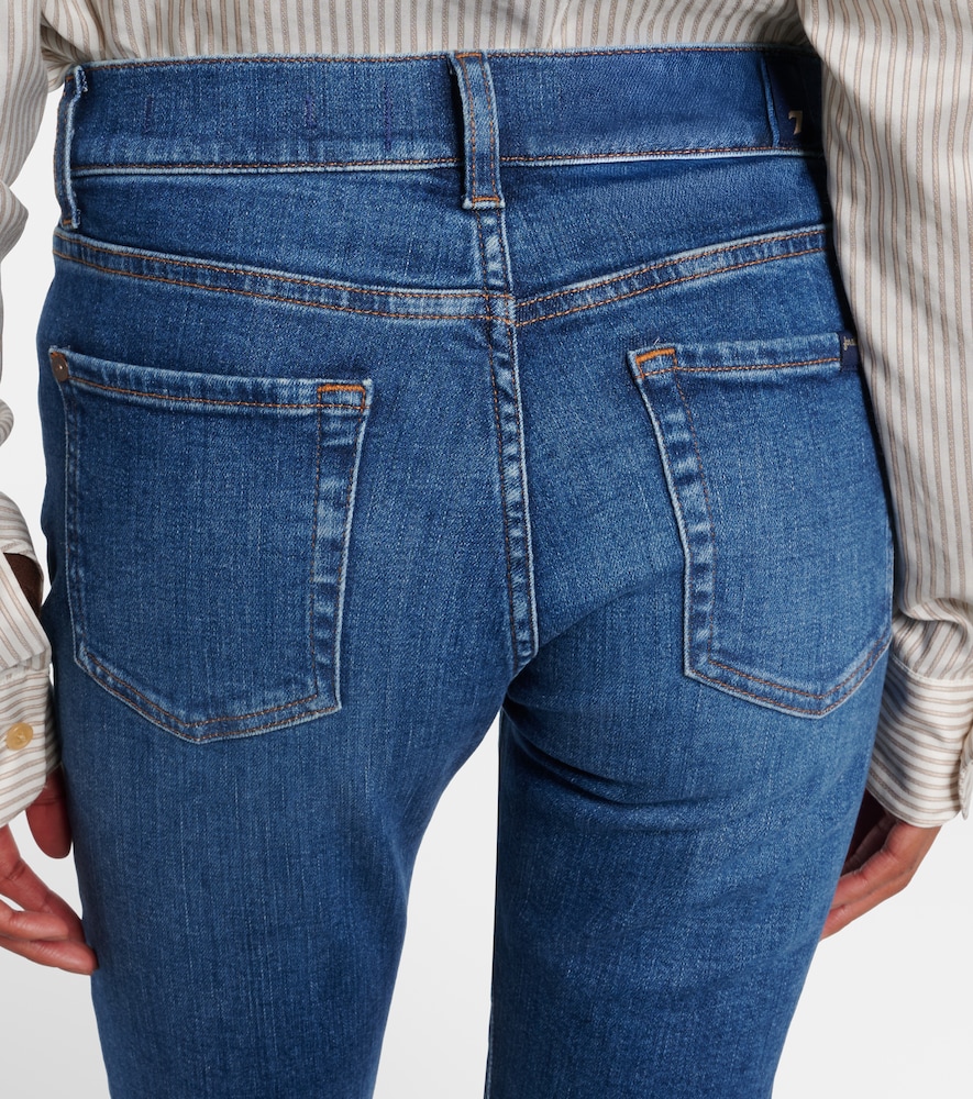 Kimmie Straight Mid-Rise Slim Jeans