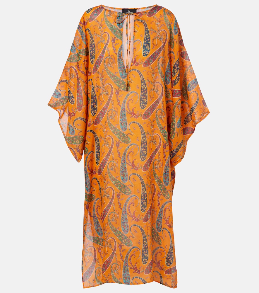 ETRO Etro Paisley ramie kaftan　ビトゥイン ペイズリー ラミー カフタン