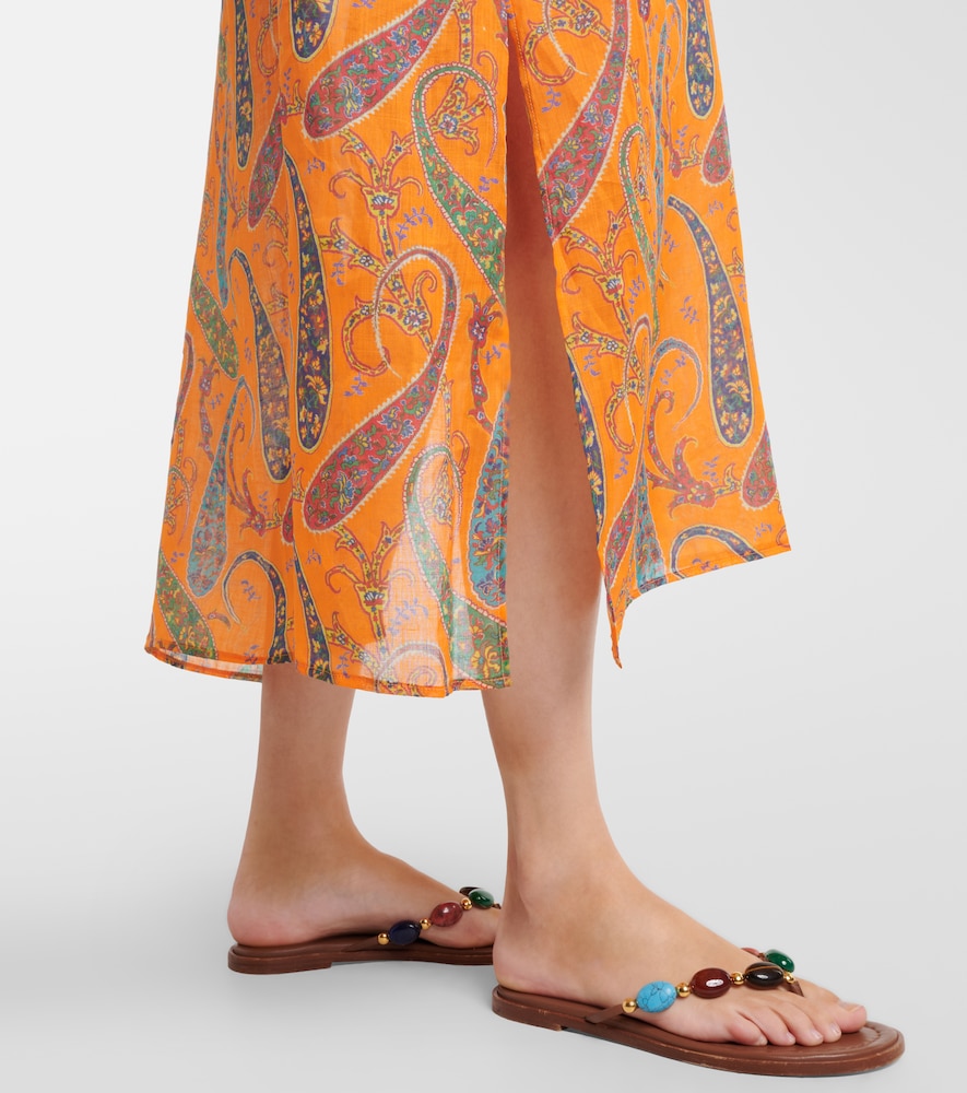  Etro Etro Paisley Ramie Kaftan 