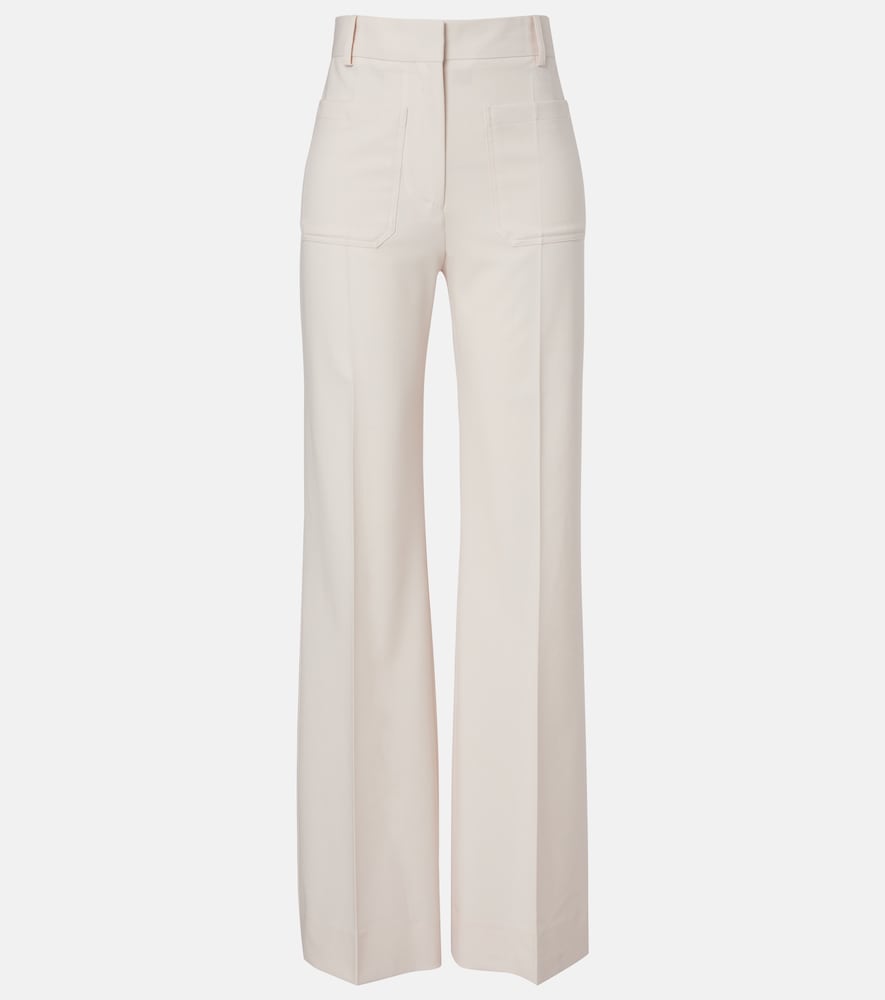 Victoria Beckham Pantalon ample Alina taille haute 385 €