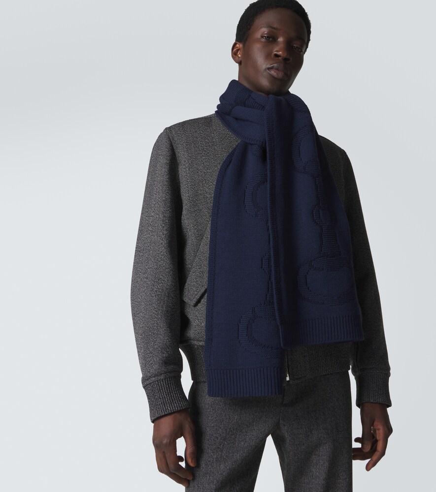  Gucci Gucci Schal Gucci horsebit Aus Wolle 