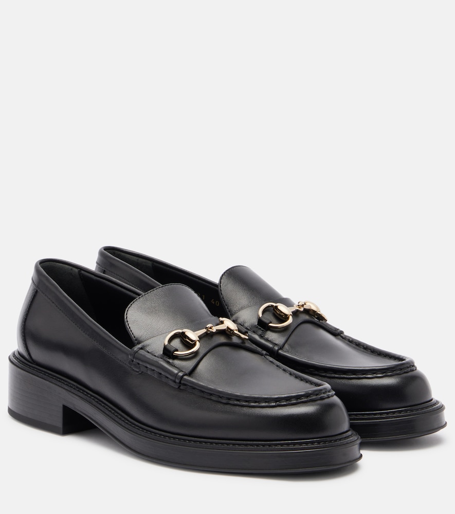 Gucci Donna Mocassini Horsebit In Pelle Nero Eu Taglia 36.5- Mytheresa