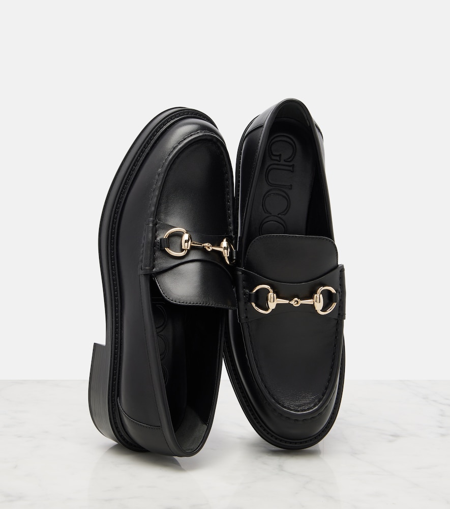  Gucci Gucci Horsebit Leather Loafers 