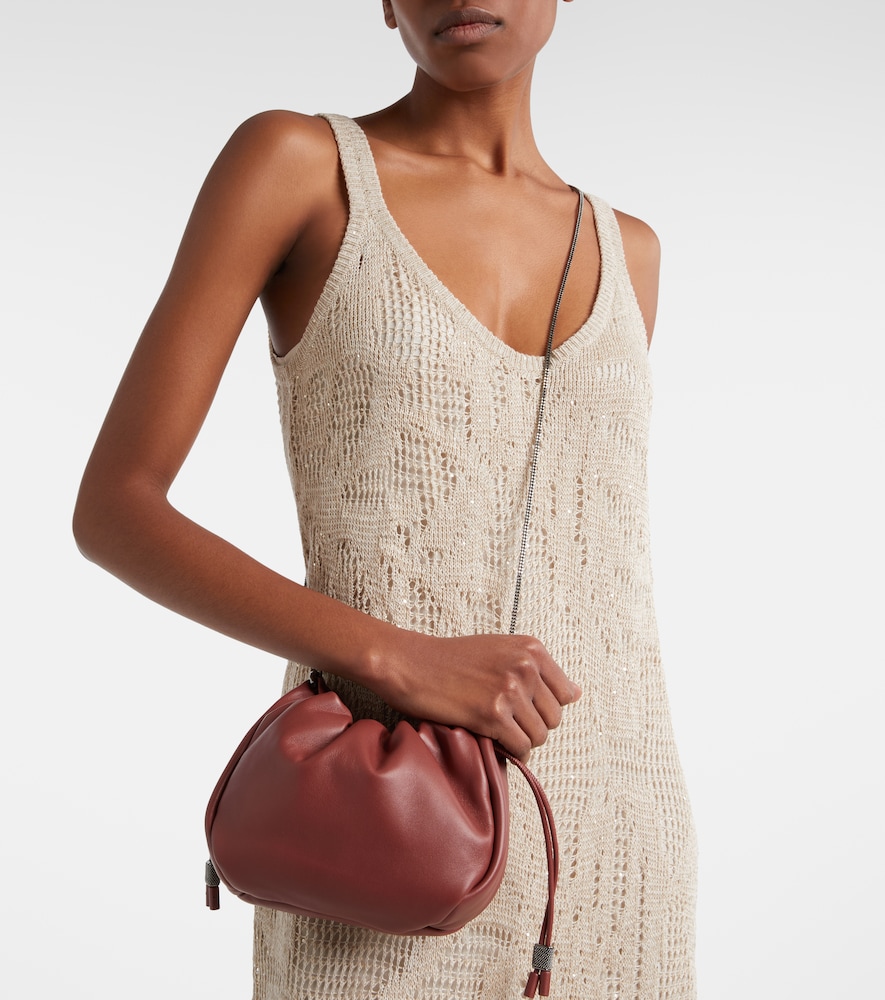  Brunello Cucinelli Brunello Cucinelli Crossbody Bag Mellow Mini Aus Leder 