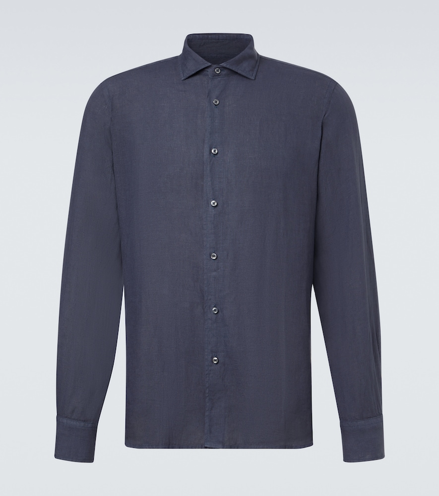 Fedeli Nick linen shirt