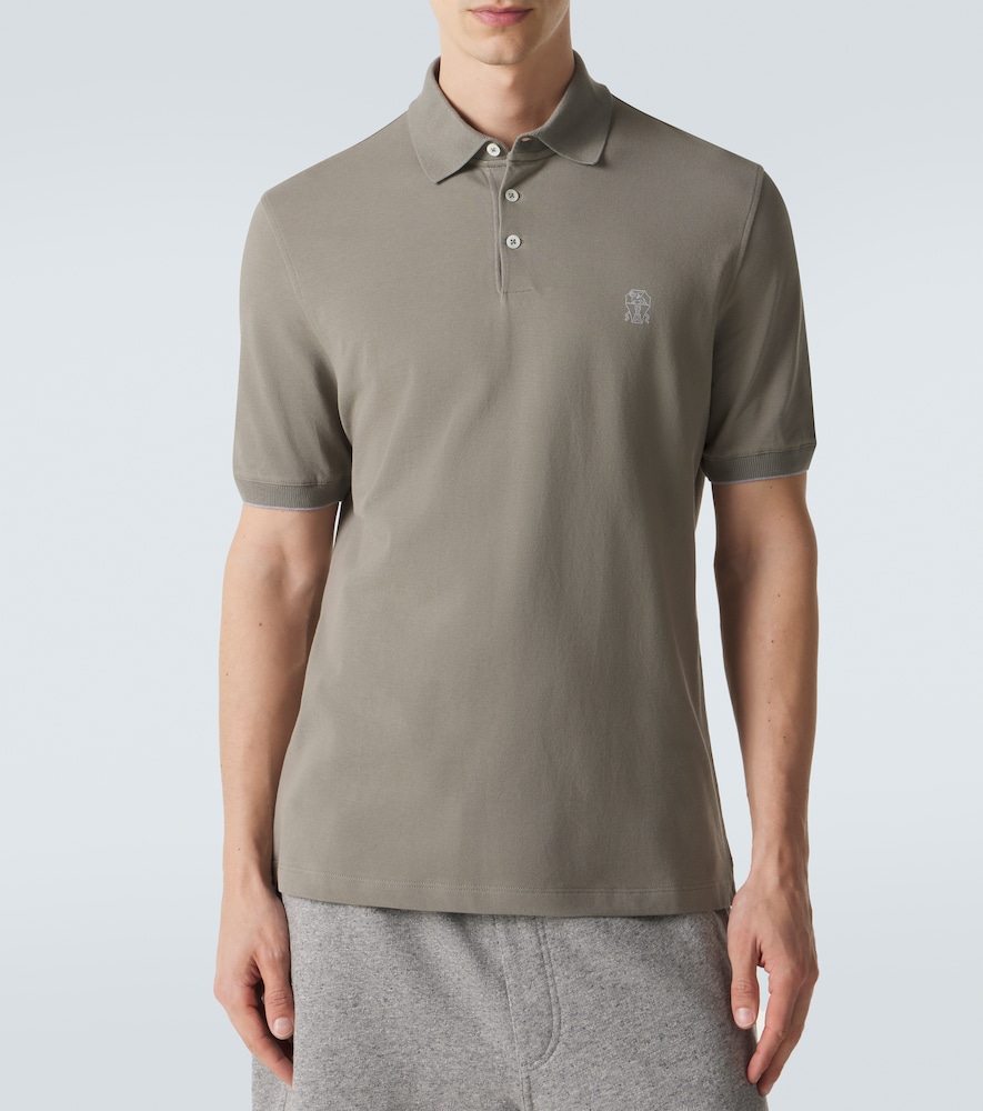  Brunello Cucinelli Brunello Cucinelli Polohemd Aus Baumwoll-piqué 