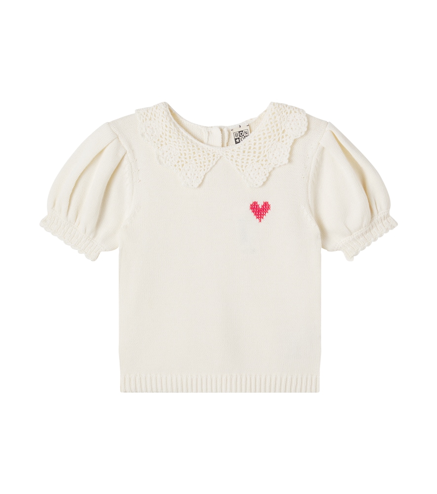 Bonton White Niko Crochet-Trimmed Cotton Top Y Size 3 - Mytheresa