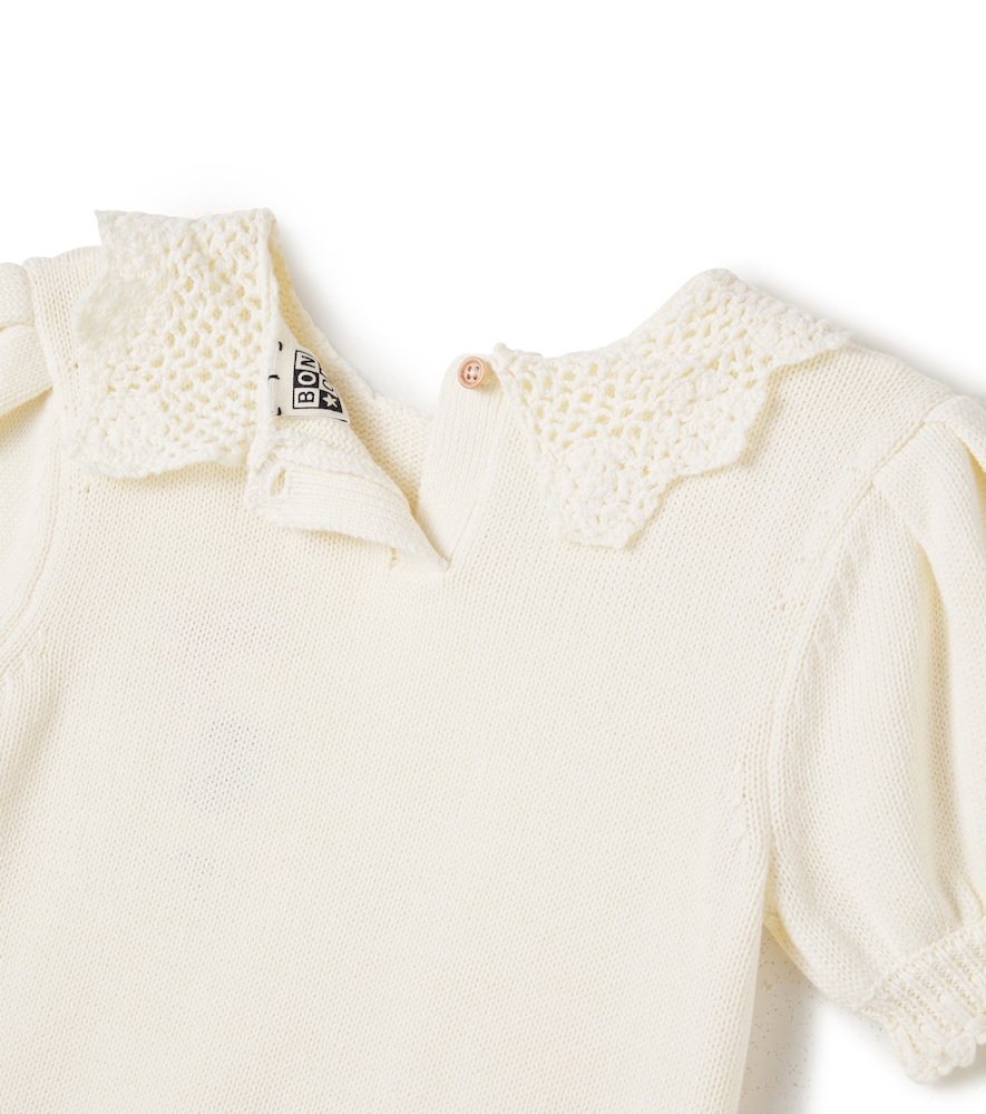  Bonton Bonton Top Niko Aus Baumwolle Mit Häkelstrick 