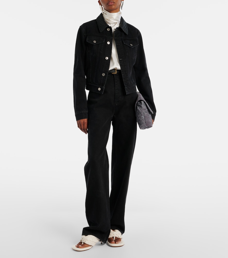 Bottega Veneta High-rise wide-leg jeans