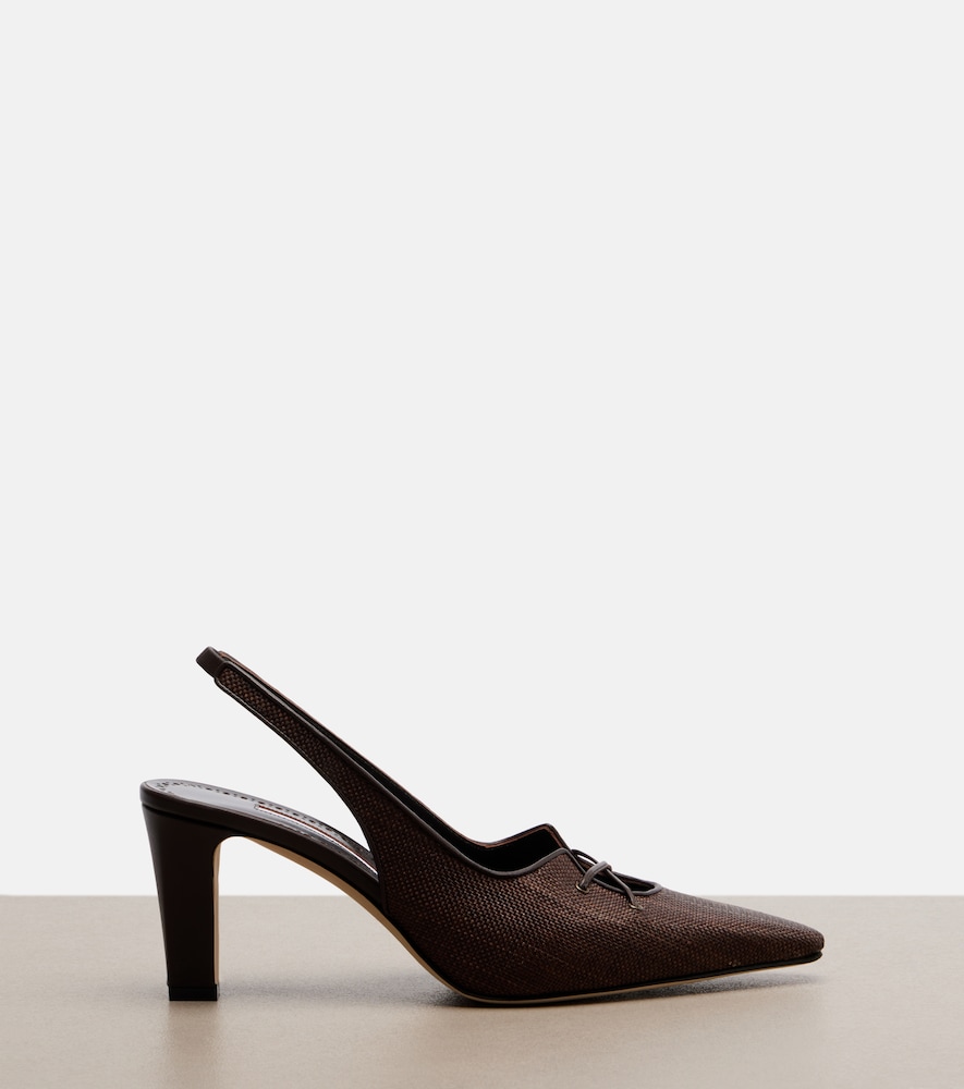 Montbalo Raffia Slingback