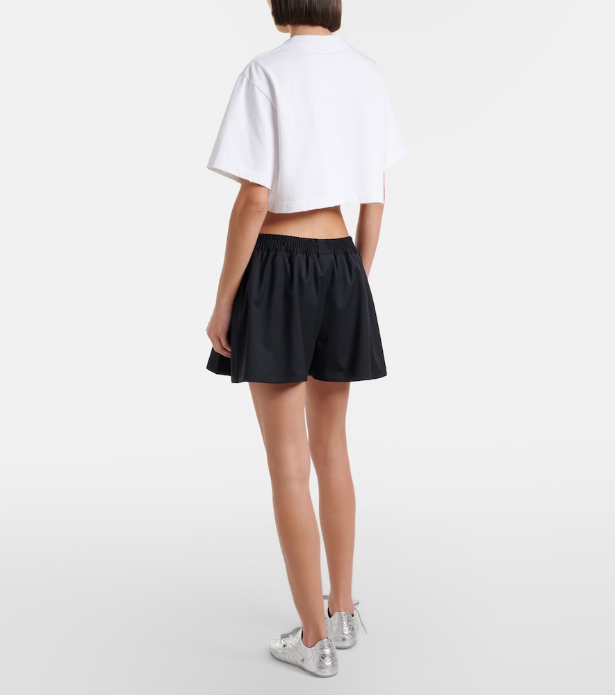 Balenciaga Balenciaga Logo Wool-blend Shorts 