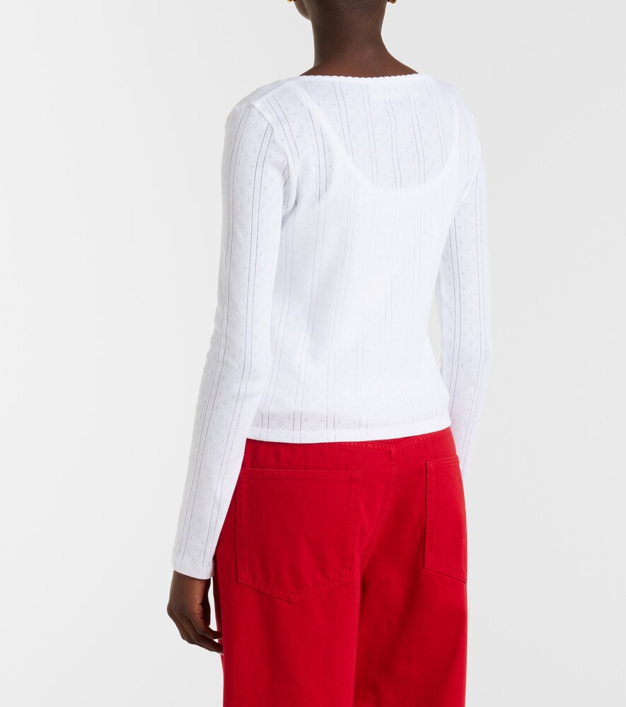  Rohe Rohe Pointelle Cotton Cardigan 